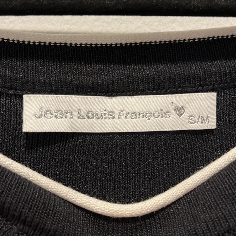 Jean Louis Francois Black Long Sleeve Dress Size S/M - Picture 4 of 13